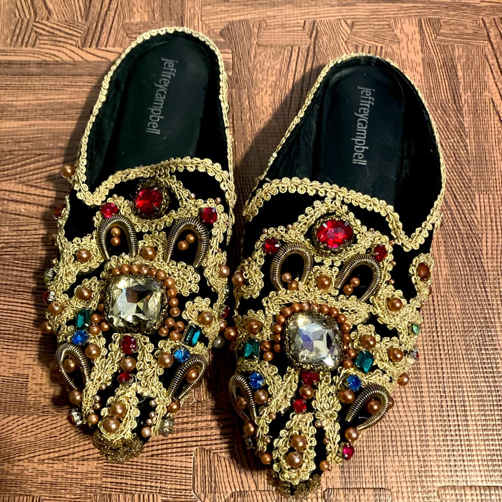 Sarika Embellished Babouche Mule Slides